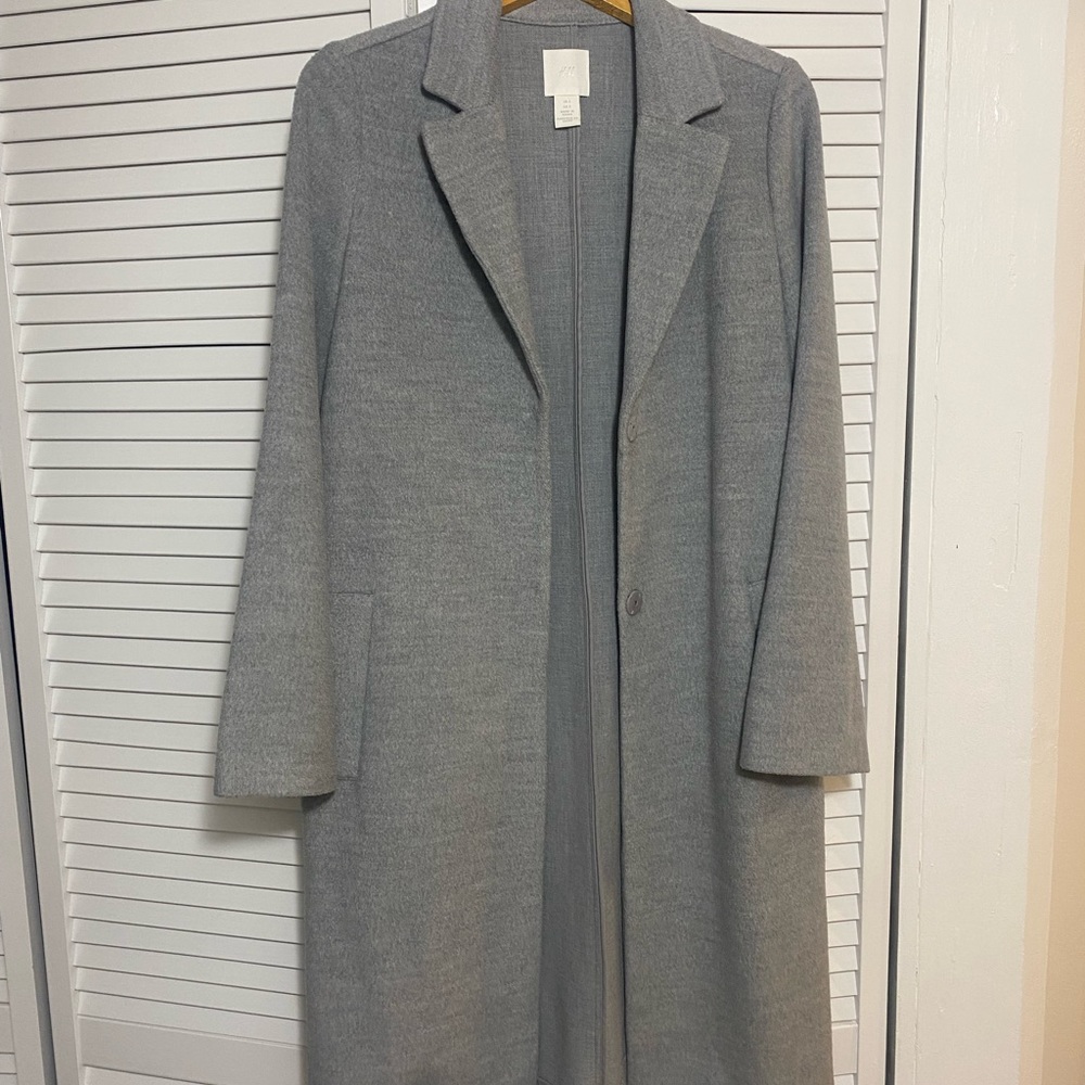 h&m long jacket